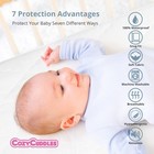 Quilted Waterproof Fitted Crib Mattress Protector Cover - Snug Fit Standard B   