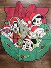 Disney Chrismas Holiday Wreath Porch Yard Flag Banner Mickey Dumbo Goofy New