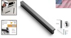 12pcs Matte Black Cabinet Handles - Modern Aluminum Drawer Pulls 6-1 4  Center