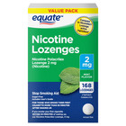  2 Pack  Equate Nicotine Lozenge 2 Mg  Mint Flavor  168 Count     Stop Smoking Aid