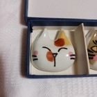 Chopstick Rest Unused Miyuki Yoshizawa Cat Individual Set