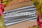 Mackenzie Childs - 10 Yards Black   White Check Lip Cord Trim Piping  Never Used
