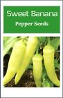 Sweet Banana Pepper Seeds    Non-gmo Pepper Seeds   Fresh Heirloom Garden Seeds