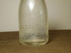 Vintage 1928 Model Dairy New York Half Pint Milk Bottle