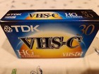 New Tdk Vhs-c Hg Ultimate Tc-30 Sealed Camcorder Vhsc Cassette Blank Tape