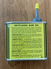 Vintage Shorty  Brite Bore Gun Oil Bore Cleaner  Tin Can Full Unsnipped Rare 