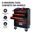 Garage Workshop Rolling Tool Chest 6 Drawer Tool Cart Tool Box Cabinet Organizer
