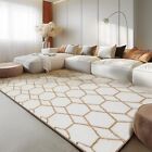 Fluffy Area Rug Geometric Soft Shaggy Plush Carpet  For Living Room   Bedroom