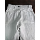 Under Armour Mens Baseball Pants White Athletic Performance Small