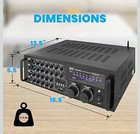 Pyle Pmxakb2000 2000-watt Bluetooth Stereo Mixer Karaoke Amp