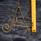 Vintage Display Easel Stands Lot Wire Brass Scroll Plate Picture Holders 0 60 Lb