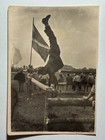 Vintage 1950s Photo     Country Boy Doing Handstand On Wooden Fence