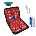 28 Pcs Pliers Set Jewelry Making Kit Bead Working Hobby Crafts Hand Tools New