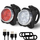 2set Usb Rechargeable Led Mtb Bicycle Light 900000lm Racing Bike Front Headlight