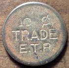 Shanghai  China E  T  Riley American Gangster Manhattan Bar 10   Rare Trade Token