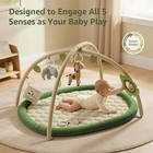 Baby Play Gym   Activity Mat  Baby Play Mat With 5 Detachable Toys  Promotes Mot