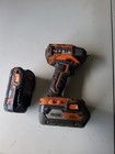 Ridgid Impact Wrench 18v Wit 2 Battery  No Charger