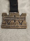 Vintage Minneapolis Moline Mm Modern Farm Machinery Watch Fob With Strap