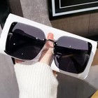 Luxury Fashion  Oversized Square Sunglasses Women Outdoor Shades Glasses