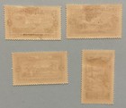 Lebanon Liban 1928 Airmail Complete Set 4 Stamps Scott  C21  - C24 Mh  f224 
