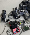 Lot Of Digital Cameras   Film Sony kodak jvc nikon samsung olympus   for Parts  