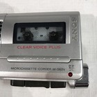 For Parts- Sony Microcassette Corder M-560v Vor Handheld Voice Cassette Recorder