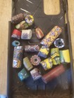 Crazy Mixed Up Lot Of 20 Vintage Venetian Millefiori African Trade Beads 