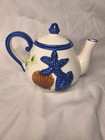 Marine Life  Lobster  Starfish  Shell Teapot Hand Painted Raised Detailing 