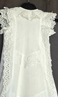 Antique French Christening Gown Victorian Edwardian Broderie Anglaise Lace 1910