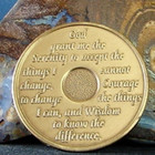 Alcoholics Anonymous Aa 31 Year Bronze Medallion Coin Chip Token Sobrity Sober