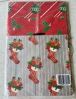 Vintage Christmas Gift Wrap Sheets Unopened  1499 