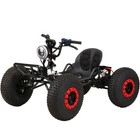 Ev Off-road Go Kart 2000w Peak Power  3-speed   Reverse Black   8in Tires
