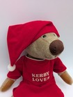 Avon Kerby Loves Bear Plush With Red Nightshirt Cap 15 Inch 1983 Stuffed Animal
