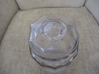 Antique Clear Glass Jar 12-sided Pharmacy Apothecary Humidor W  Lid