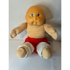 Vintage Cabbage Patch Preemie Baby Boy Doll 1982 Red Pants White Shoes Blue Eyes