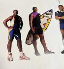 6 Vintage Bo Jackson Cardboard Cutout Double Sided    bo Knows    Nike Store Display