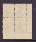 Australia 1942 6d Kookaburra Sg190 Mccracken Imprint Block Of 4 Mh mnh