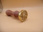 Modern Brass   Wood Violin Music Sealing Wax Stamp Seal