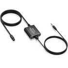 Portable Optical To 3 5mm Adapter-7 Ft Long-192khz Dac Converter-metal Shell-   