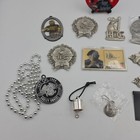 Lot Of 14 Harley Davidson Christmas Ornaments Pins Hog 25th Anniversary Pewter