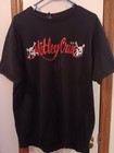 Motley Crue Shirt 1983 Las Vegas Cards Graphic Rock Group Vintage Style Size L