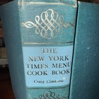Vintage 1966 The New York Times Menu Cook Book By Craig Claiborne 1 edition