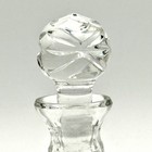 Vintage Cut Clear Crystal Glass Perfume Bottle Stopper 4 5   