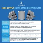 Aquabliss High Output Shower Filter W  Replaceable Multi Stage Cartridge  sf220 
