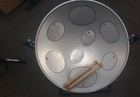 Jumbie Jam Steel Drum Kit W  Metal Z-floor Stand - G Major Pan