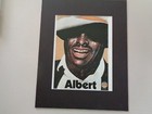 Milton Glaser Albert King Utopia Records Blues Guitar Art Print Matted