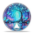 6 Year Sobriety Coin Blue Butterfly Aa Chips Medallions Six Years Sobriety Gifts