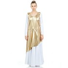 Danzcue Asymmetrical Metallic Praise Dance Tunic