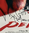 Mia Goth Signed Pearl 27x40 Reprint Poster Rare With Character Autograph Beckett