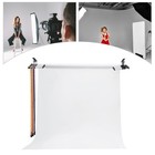 Photography Backdrop Support System Wall Mount Studio Background Holder 4 Roller